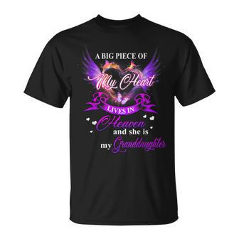 Love Beyond Heaven And She Is My Granddaughter T-Shirt - Thegiftio UK