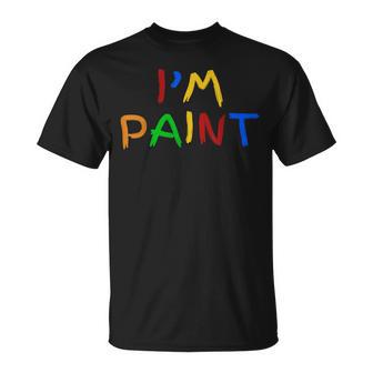 I Love To Finger Paint Fingermalerei Fingerfarben I'm Paint T-Shirt - Geschenkecke