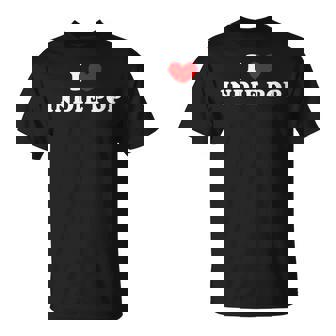 I Love Indie Pop I Heart Indie Pop T-Shirt | Mazezy