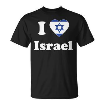 I Love Israel I Heart Israel Israeli T-Shirt | Mazezy