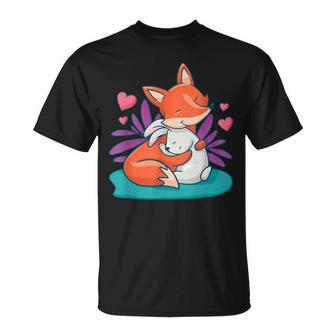 Love Lapin Renard Lapin Pâques T-Shirt - Cadeauxyz