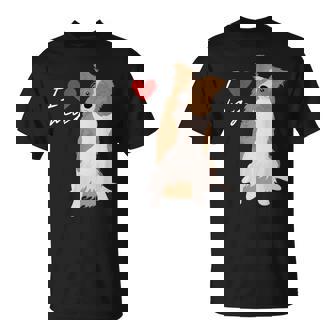 I Love My & Red Merle ボーダーコリー ドッグラバー。 Tシャツ - Kawaiitshirt