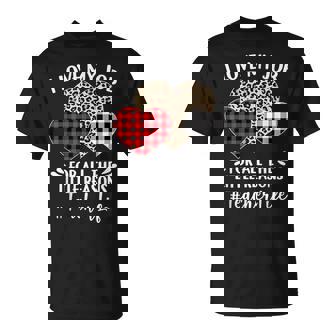 I Love My Job For All The Little Reasons バレンタインハート Tシャツ - Kawaiitshirt