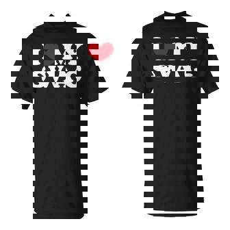 I Love Mywag アイ・ラブ・マイ・スワッグ、アイ・ハート・マイ・スワッグ 長袖tシャツ Tシャツ - Kawaiitshirt