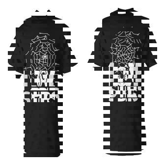 I Love Spiders Spider Web Fan Tank Top T-Shirt | Mazezy