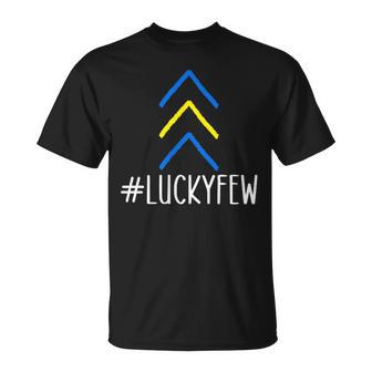 Lucky Few Down Syndrome Awareness Proud Family Support T-Shirt - Thegiftio UK