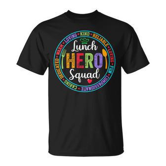 Lunch Hero Squad Lunch Lady School Cafeteria Worker T-Shirt - Thegiftio UK