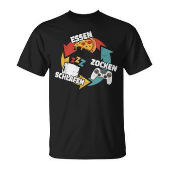Lustige Gamer Geschenke Jungen Männer Mädchen Frauen Gaming T-Shirt - Geschenkecke