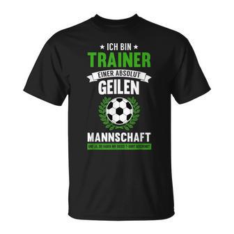 Lustiges Fussball Coach Fussballclub Trainer Geschenk T-Shirt - Geschenkecke