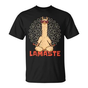 Lustiges Lama-Yoga-Lamaste-Namaste-Meditation T-Shirt - Geschenkecke