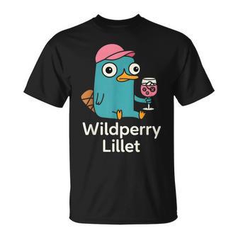 Lustigeschnabeltier Wildpeery Lillet Cocktail Party T-Shirt - Geschenkecke