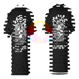 Magical Unicorn Cupcake Rainbow Sprinkles Baking Horn T-Shirt | Mazezy