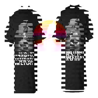 Magnet Fishing Enthusiast Water Treasure Adventure Apparel T-Shirt | Mazezy