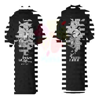 Mama Cute Flower Textile Patterns Floral Graphic Boho Mother Tank Top T-Shirt | Mazezy