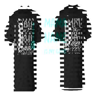 Mama Is My Name Canoeing Is My Game Mama Canoeist Tank Top T-Shirt | Mazezy