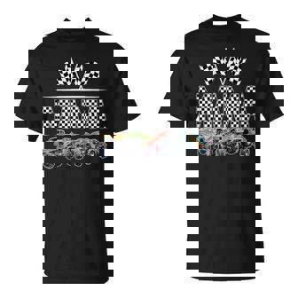 Mama Retro Monster Truck Family Birthday Matching T-Shirt - Thegiftio