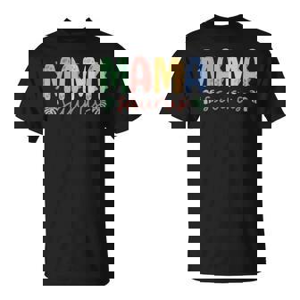 Mama Saurus Mom Dinosaur Three Rex Birthday Boy Girl Family T-Shirt | Seseable UK