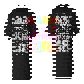 Mama Of The Two Sweet Birthday Girl Donut 2Nd Birthday T-Shirt - Monsterry