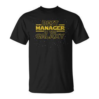 Manager Best Manager En La Galaxia Camiseta unisex - Regaloses