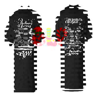 Marching Elf Squad Christmas Marching Band Matching T-Shirt | Mazezy