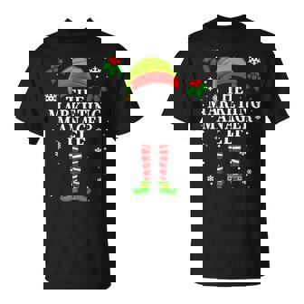 The Marketing Manager Elf Christmas Matching T-Shirt | Mazezy