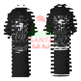 The Marketing Manager Santa Claus Christmas Day Xmas T-Shirt | Mazezy