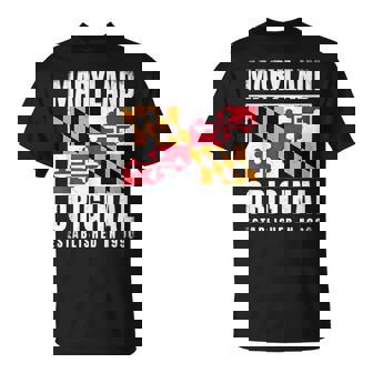 Maryland Original 1990 State Flag Birthday T-Shirt | Mazezy