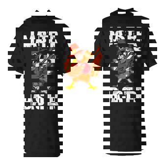 Master Baster Vintage Cool Dabbing Turkey Thanksgiving Men T-Shirt - Monsterry