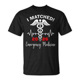 I Matched Emergency Medicine Match Day 2026 Residency T-Shirt - Thegiftio UK