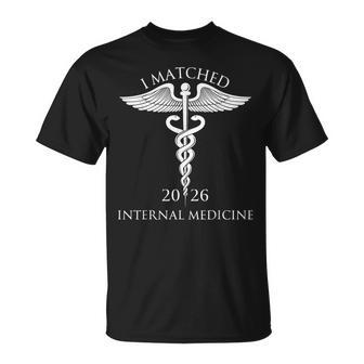 I Matched Internal Medicine 2026 Resident Residency T-Shirt - Thegiftio UK