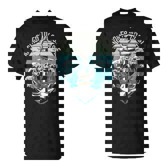 Matching Couple Boating Cruising Anchored To My Coastie T-Shirt | Mazezy