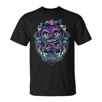 Matthew Cheshire Camisa De Gato Alicia En El País De Las Maravillas Camiseta unisex - Regaloses