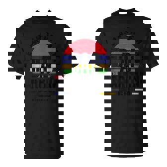 Mauritius Mauritian Mauritius Flag Fathers Day T-Shirt | Mazezy