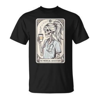 The Medical Assistant Tarot Card Skeleton Mom T-Shirt - Monsterry
