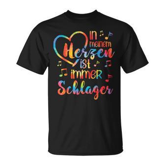 In Meinem Herzen Ist Immerchlagerchlagerparty T-Shirt - Geschenkecke