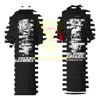 Mele Kalikimaka Santa With Sunglasses Beach Vibes T-Shirt | Mazezy