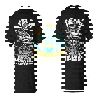 Merdad Dont Mess With My Mermaid Matching Fathers Day T-Shirt - Thegiftio