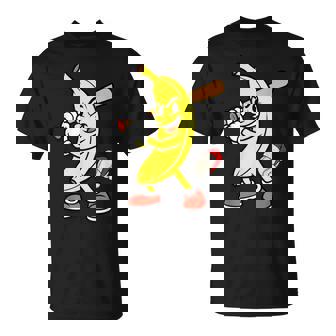 Merry Swing Banana Baseball Christmas Cool T-Shirt | Mazezy