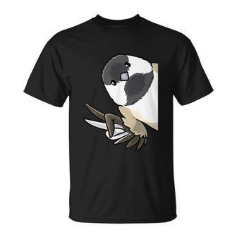 Mésange À Tête Noire Oiseau Du Côté T-Shirt - Cadeauxyz
