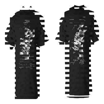 Microscope Microscopy Lover Retro Science Microbiology Tank Top T-Shirt | Mazezy