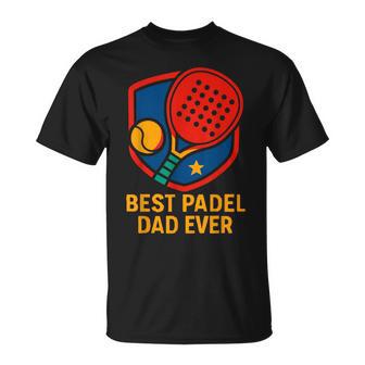 Miglior Padel Dad Ever Padel Player Tennis Maglietta - Novitaregali
