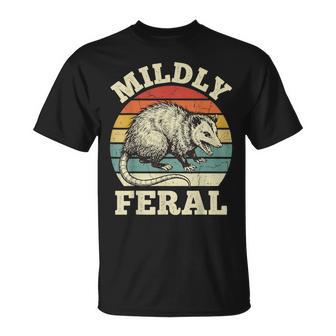 Mildly Feral Opossum T-Shirt - Thegiftio UK