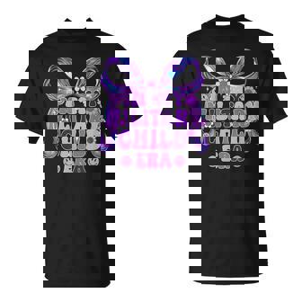 In My Military Child Era Coquette Bow Purple Up For Military T-Shirt - Monsterry