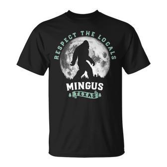 Mingus Texas Bigfoot Night Walk Retro Moon 長袖tシャツ Tシャツ - Kawaiitshirt