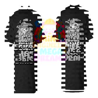 Mini Engineer Mega Dreams Model Rockets Kids Tank Top T-Shirt | Mazezy