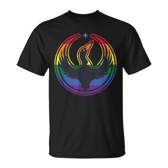 Minnesota Rebel Loon Alliance Lgbtq Rainbow Resist T-Shirt - Monsterry