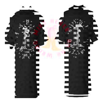 Miss Never Do No Wrong Pink Boost Howdy T-Shirt - Thegiftio