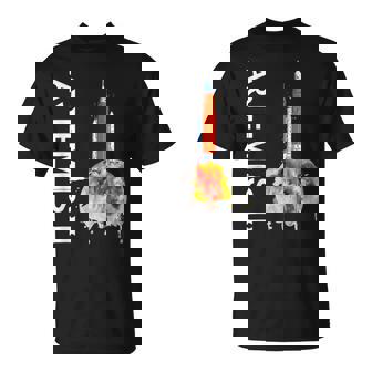 Mission De Lancement De Fusée Artemis 2Lsers La Lune Et Au-Delà T-Shirt - Cadeauxyz