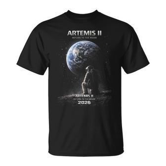 Mission To The Moon Artemis 2026 Rocket Launch Artemis 2 T-Shirt | Seseable UK