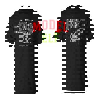 Model Elf Christmas Family Matching Group Xmas Modeling T-Shirt | Mazezy